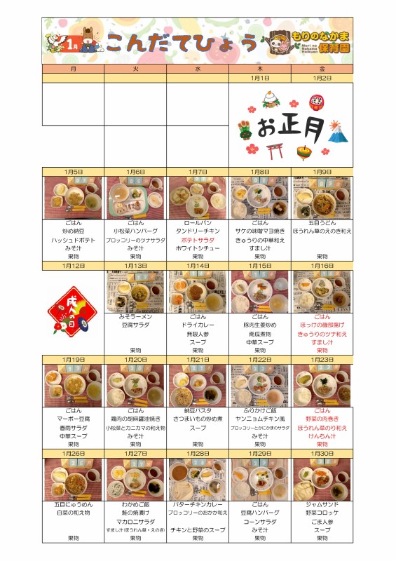 R8.1月給食